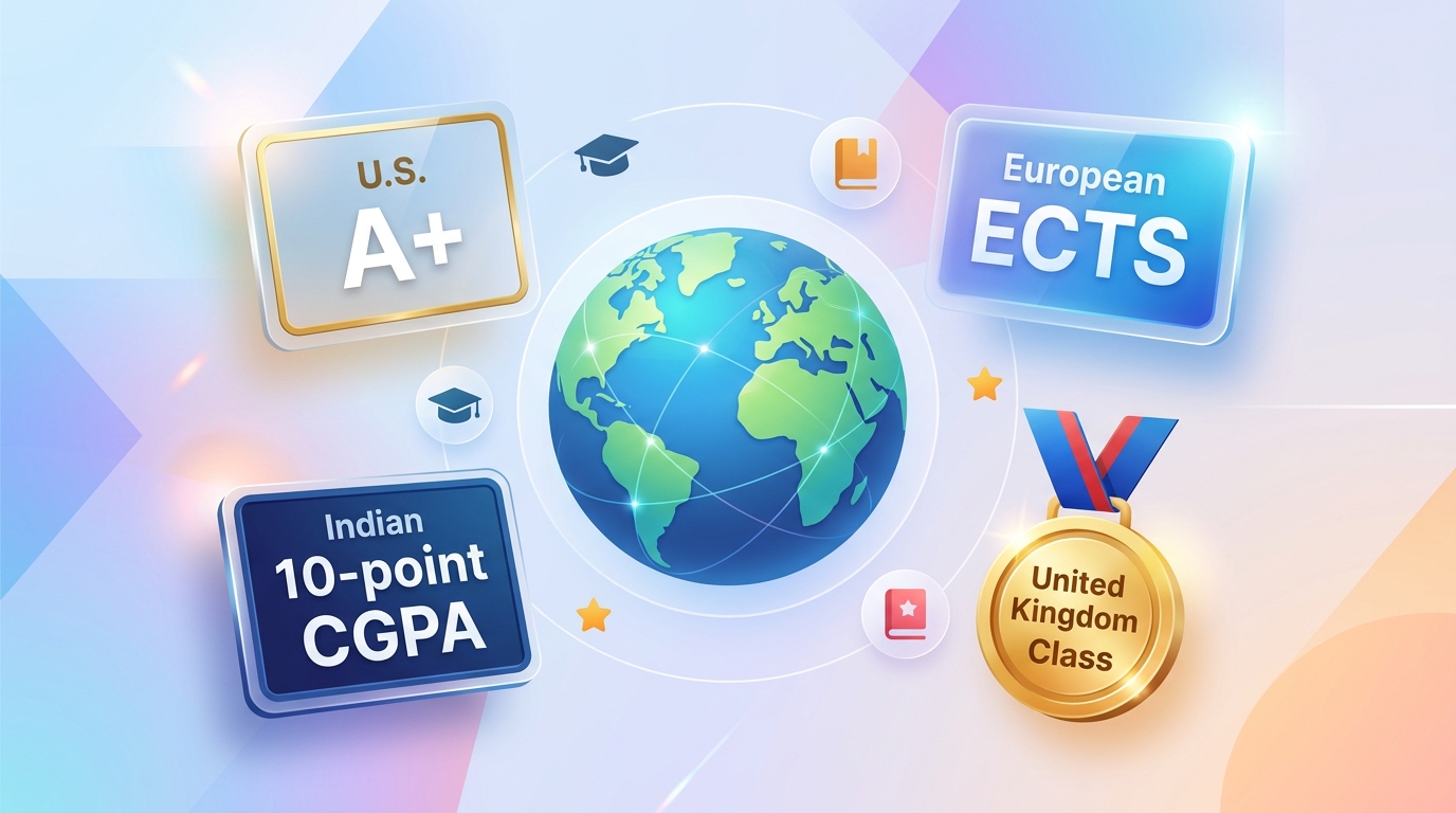Guide to International Grading Systems: How to Compare GPA, CGPA & ECTS